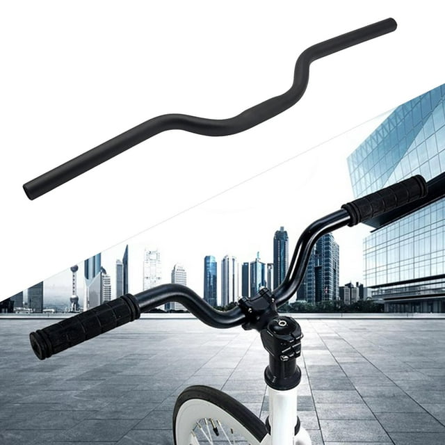 Riser Manillar Flat Bar Riser Bar para bicicleta de montaña en carretera - Se adapta a vástagos de 25,4 mm Extremos de barra de 22,2 mm 600 mm 70 mm Soledad Manillar de bicicleta de montaña