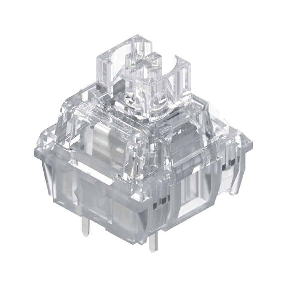 45PCS Ice Static V2 Switch 39gf Silent Linear for Mechanical Keyboard DIY Custom Keyboard Switches