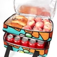 thumbnail image 5 of Thanksgiving Double Layered Insulated Refrigerated Lunch Bag with Two Compartments - Large Capacity Hand-Carry Meal Bag, 7.1x11.4x16.1 inches, 5 of 6