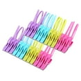 thumbnail image 1 of Laundry Clothes Pins Hanging Pegs Clips Plastic Hangers Racks Clothespins 24Pcs, 1 of 8