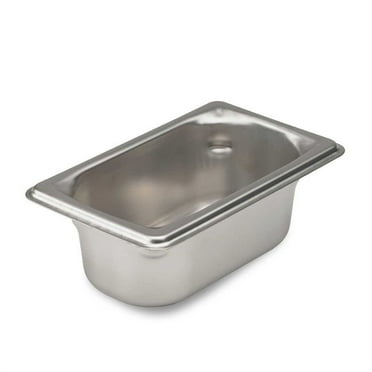 Vollrath 90922 Super Pan 3 S/S 1/9 Size x 2.5 D Food Pan"