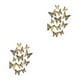 thumbnail image 3 of Decoración para el hogar Advancent Mariposas simuladas LK12 Oro 2piezas, 3 of 6