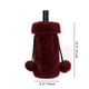 thumbnail image 2 of Fiudx Funda Navideña para Botella de Vino, Funda Festiva para Champán, Tela Suave, Opciones En Rojo, Verde y Blanco, Decoración Navideña para El Hogar, Perfecta para Envolver Regalos, Juego de 1 Piez, 2 of 3