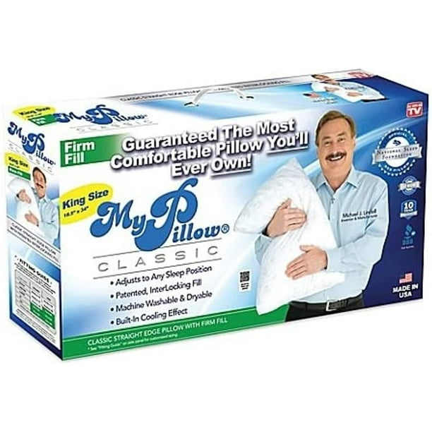 My Pillow As Seen On TV King Size Firm Fill Pillow Foam/Gel