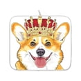 thumbnail image 2 of Corgi Wears A Crown Drying Dish Mat Quick Drying Absorbent Soft Durable for Kitchen 16" x 18", 2 of 10
