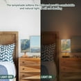 thumbnail image 5 of Beach Table Lamp for Desk Nightstand Lamp with USB Modern Gifts for Bedroom Living Room Kids Room, 5 of 7