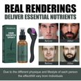 thumbnail image 5 of Men's beard growth roller kit men's beard growth oil nourishing enhancer-30ml, 5 of 5