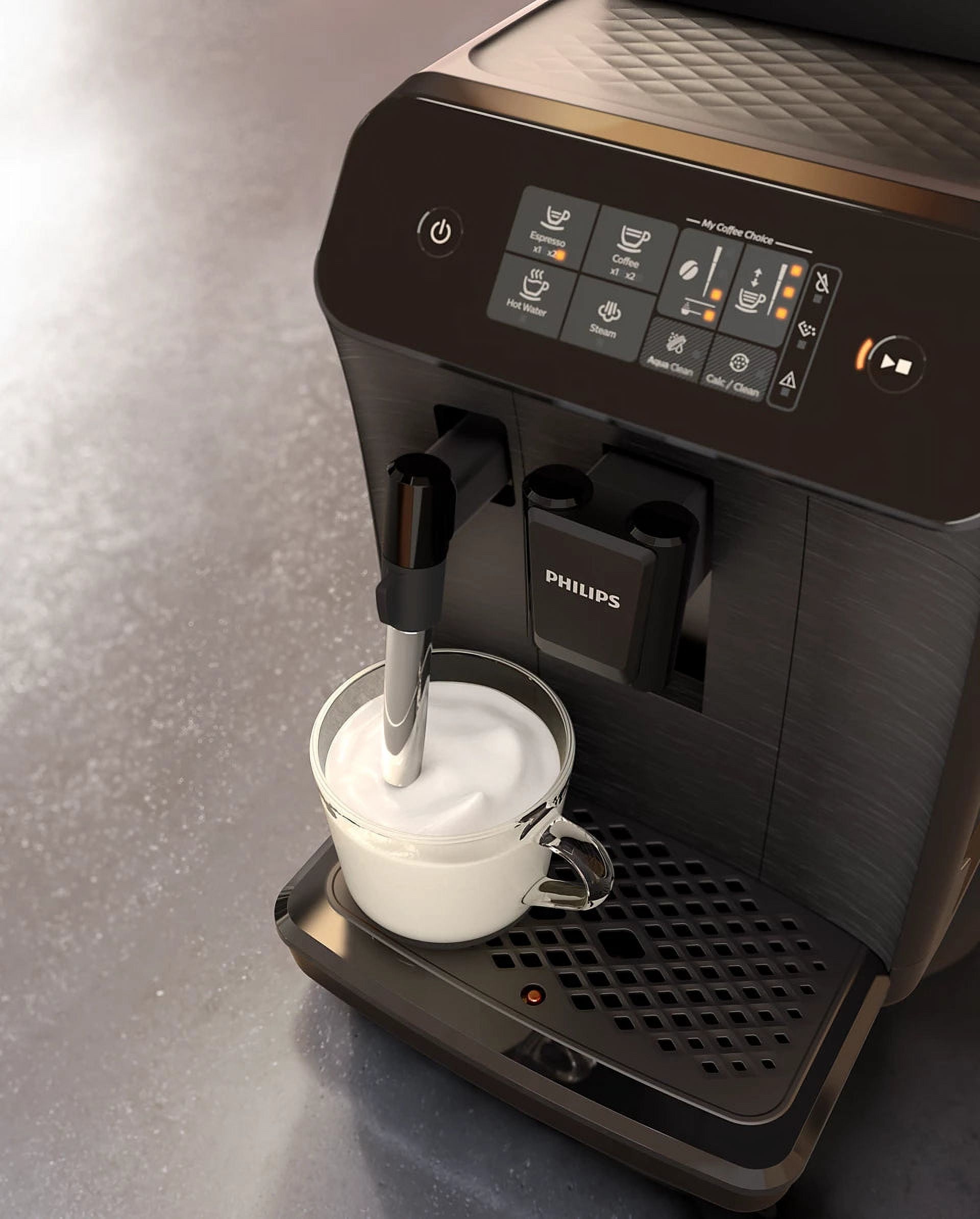Restored Philips 800 Fully Automatic Espresso Machine, Black | 2 Recipes | EP0820/04 (Refurbished)