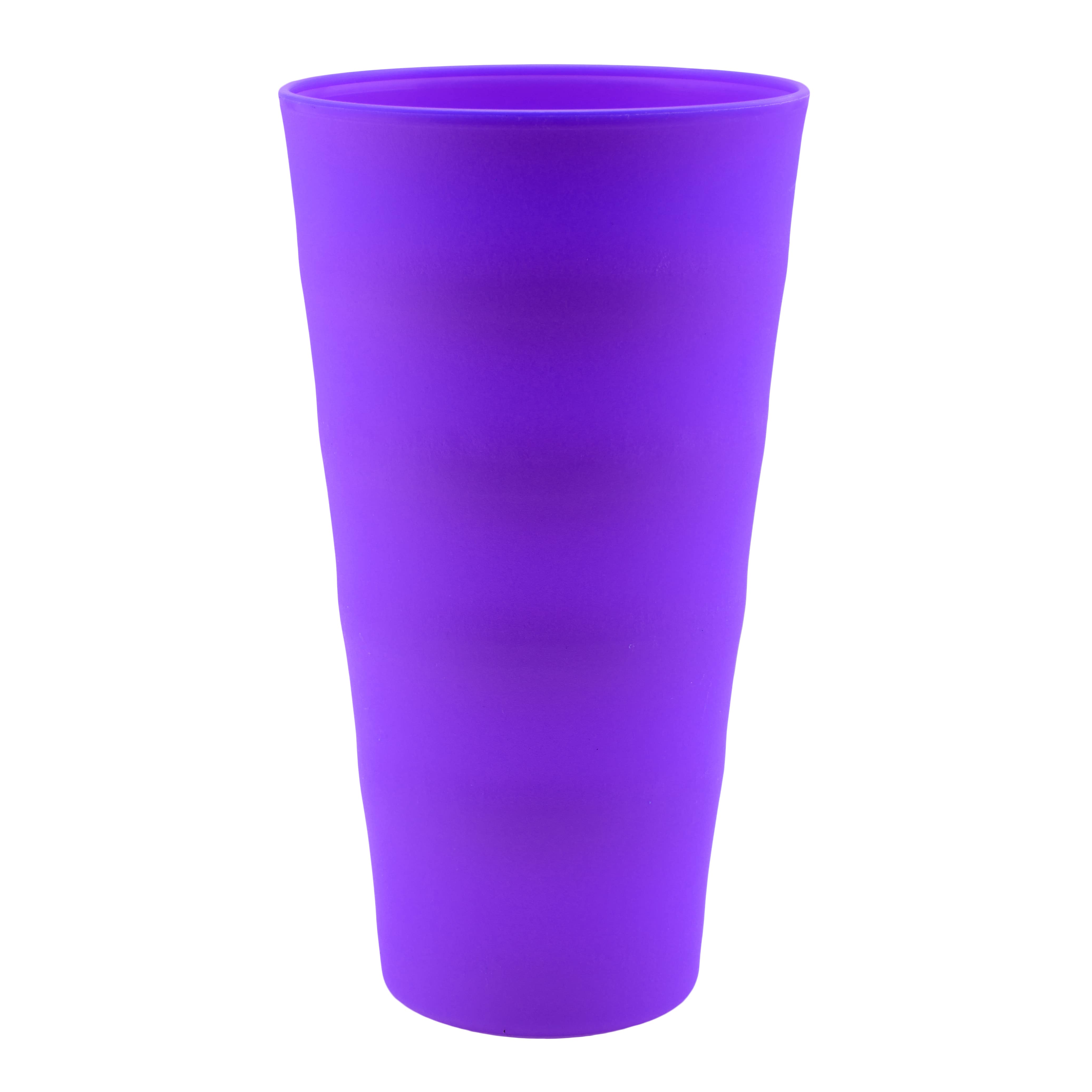 YBM Home Reusable Plastic Cups 18 oz, Unbreakable Drinkware Dishwasher