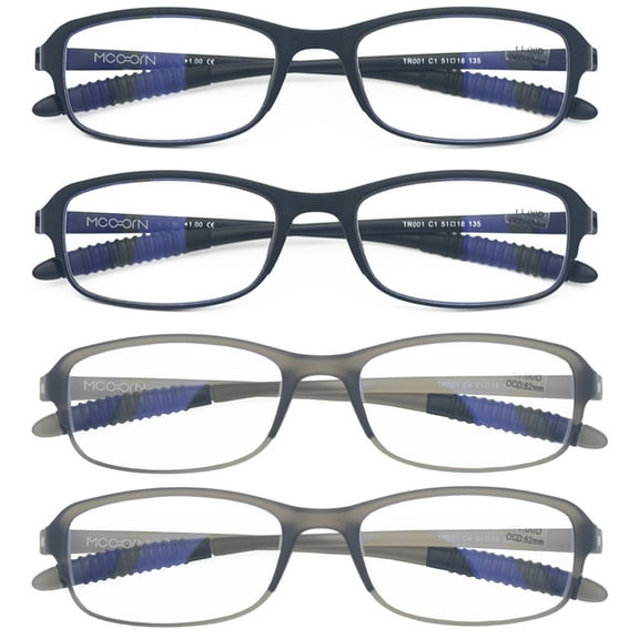 Computer Blue Light Blocking Reading Glasses(Flexible and Lightweight) UV Protection Readers Anti Eyestrain for Women Men  1.50