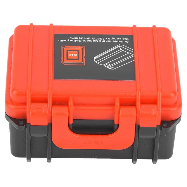 Memory Card Storage Box, Sturdy Durable Anti Pressure Precise Card Slot Camera Battery Storage Box For E6 For EN-EL15 Battery