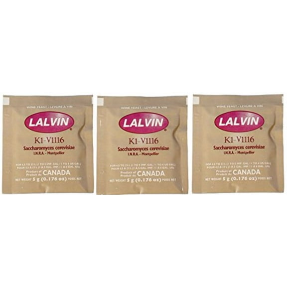 K1-V1116 Saccharomyces cerevisiae 3 (5 g. Pouchs)