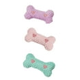 thumbnail image 4 of Warming Hug Dog Soft Plush Bone Toy Soothing Lavender Scented with Heat Pouch (12 inch - Pink), 4 of 7