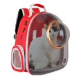 thumbnail image 4 of Yinanstore Portable Carrier Backpack, Space Bubble Design,Waterproof Handbag Backpack for Cat and Small Dog, Pet Backpack Carrier - Red, 4 of 8