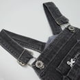 thumbnail image 4 of KIDSCOOL SPACE Girls Shorts,Big Girls Stretchy Denim Slim Summer Shortalls,Black,7-8 Years, 4 of 7
