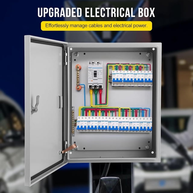 Royalbelle 20x16x6 Outdoor Steel Enclosure, IP66 Waterproof Electrical Box