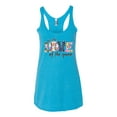 thumbnail image 3 of For the Love of the Game Sports Tri-Blend Racerback Tank Top, Vintage Turquoise, Medium, 3 of 5