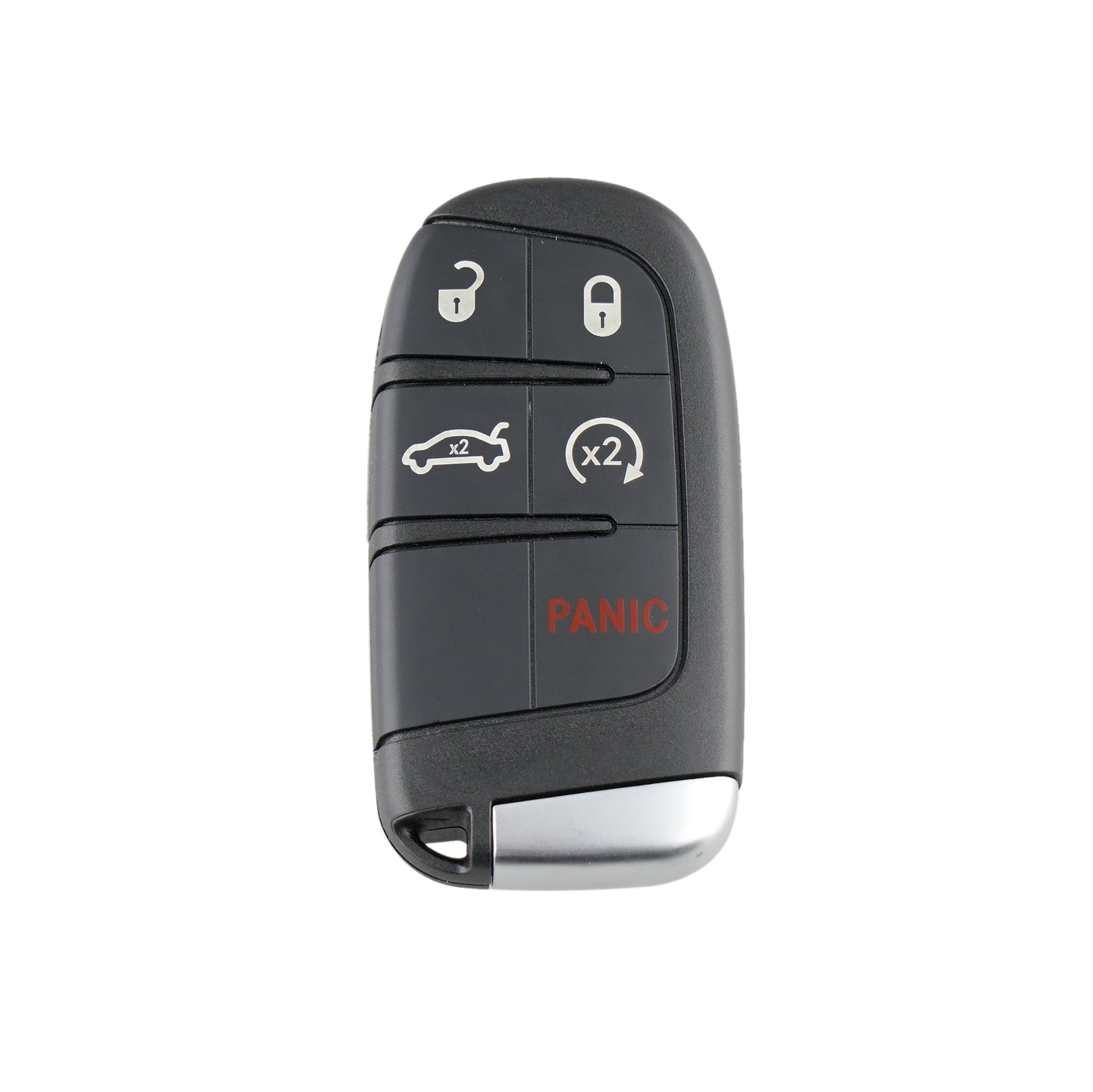 2 OEM Chrysler Logo 300 Remote Start Fobik Key Keyless Fob Transmitter 5 Button 