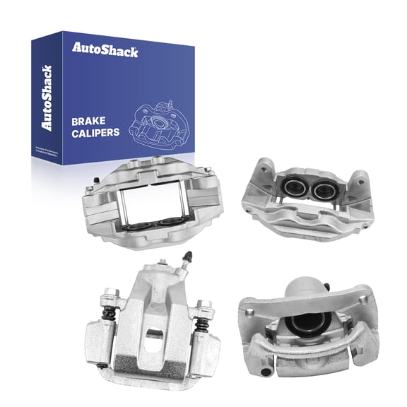 AutoShack Front & Rear Brake Calipers for Toyota, Tundra 2007-2016 Sequoia 2008-2016, 4WD RWD V6 4.0L V8 4.6L 4.7L 5.7L