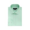 TOMMY HILFIGER Mens Green Easy Care, Heather Collared Classic Fit Dress Shirt M 15- 32/33