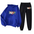 thumbnail image 1 of Puntoco Sudadera Con Capucha Para Mujer Sudadera De Manga Larga Con Bolsillo Pantalones De Moda Para Mujer Conjunto De Sudadera Estampada Liquidación Puntoco Puntoco-638, 1 of 2