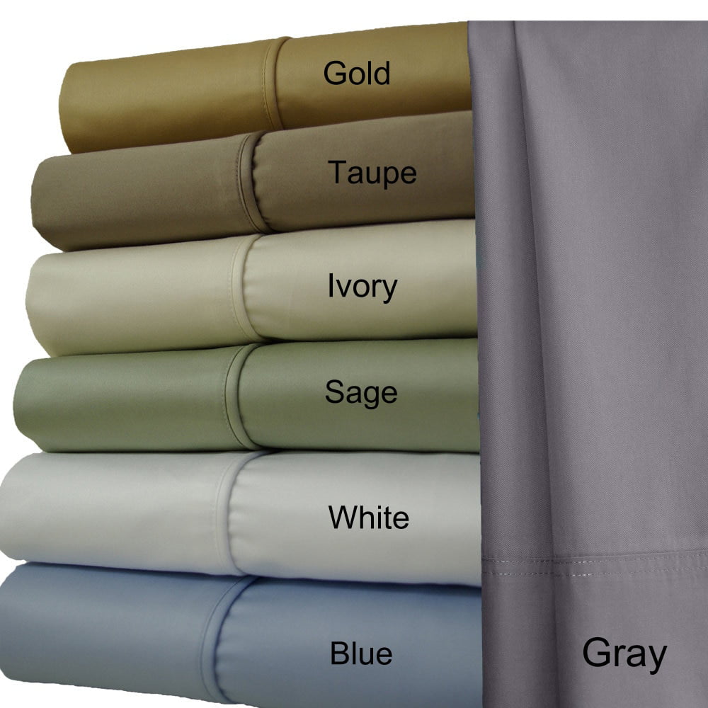Cal-King Size Extra Deep Pocket 1 pc Fitted Sheet 1000 TC 100%Egyptian Cotton 