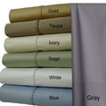 thumbnail image 2 of 100% Cotton Extra Deep Pocket Sheets 22 inch, 1000 Thread Count - Queen - Sage, 2 of 2