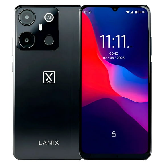 Smartphone Lanix Alpha 2 Dual Sim 128 GB Negro 6GB RAM