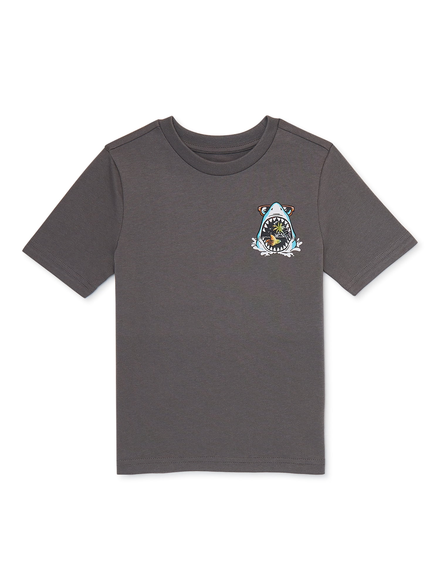 365 Kids Boys Short Sleeve Front Back Graphic T-Shirt, Sizes 4-10