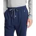 thumbnail image 2 of Sleep Lounge-Pant Nautica Soft Knit para hombre, color azul marino, talla L, 2 of 2