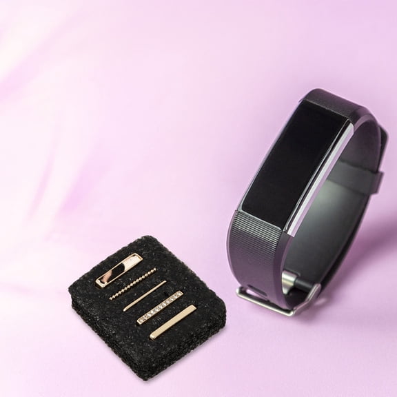 HAMPPLIES 5-Pack Watchband Charms in Assorted Colors, Stylish and Easy-to-Use Watch Strap Accessories for Men and Women