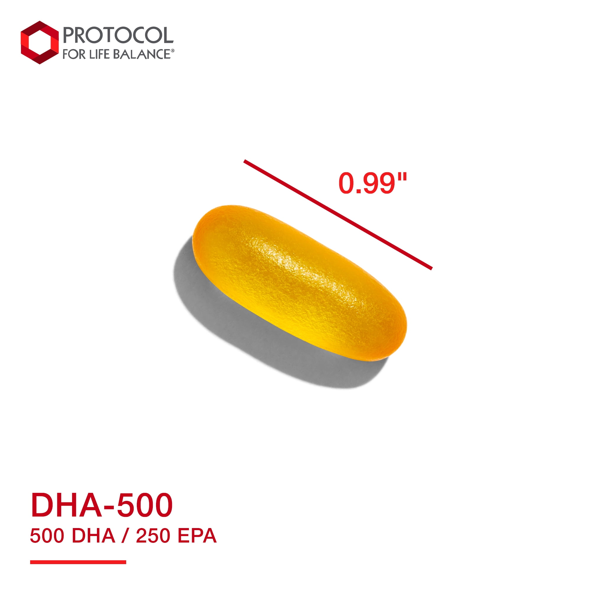Protocol for Life Balance DHA 500 mg - EPA 250 mg - Omega-3 - 120 Softgels