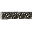 thumbnail image 3 of Ambesonne Art Nouveau Fabric by the Yard Upholstery, Mother Nature Blossoms, 2 Yards, Black and Ivory, 3 of 5