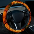 thumbnail image 2 of Thanksgiving Pumpkin Leaves 14.5 Inch Printing PVC Leather Car Wheel Cover, Steering Wheel Covers, Auto Accessories, 2 of 6