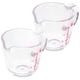thumbnail image 2 of 2 tazas medidoras con escala, taza graduada de cocina, taza medidora pequeña y espesa, taza para leche., 2 of 6