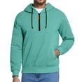 thumbnail image 2 of Vintage Fleece Hoodie Casual Long Sleeve 1/4 Zipper Pullover Hooded Sweatshirts Hoodies For Men,Size S-3XL, 2 of 7