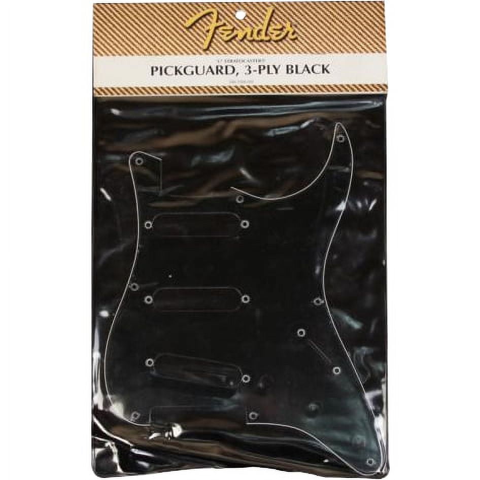 Fender Vintage-Style Pickguard, '57 Stratocaster, 8-Hole - Black 3-Ply