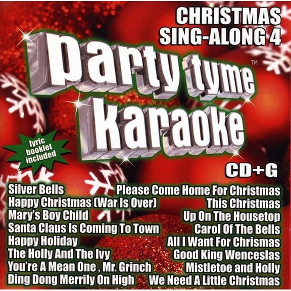 Party Tyme Karaoke - Party Tyme Karaoke: Christmas Sing-along, Vol. 4 - Christmas Music - CD