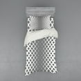 thumbnail image 1 of Ambesonne Abstract Bedding Set 3 Pcs, Square Shape Geometric, Twin, Black White, 1 of 3