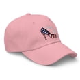 thumbnail image 2 of Trump Girl Hat, Trump Girl Dad Hat, Conservative Hat, Trump 2024 Hat, American Flag Hat, Vote Trump Hat, Republican Trump Girl Hat (Pink), 2 of 6