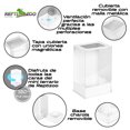 thumbnail image 3 of REPTI ZOO Mini Terrario de Acrílico para Reptiles, 12cmx10cmx20cm de 2.4 Lt, Caja de Cría de Reptiles, Terrario para Tarántula, Escorpión, Isópodos, Cucaracha, Invertebrados, Insectos y Mantis, 3 of 11