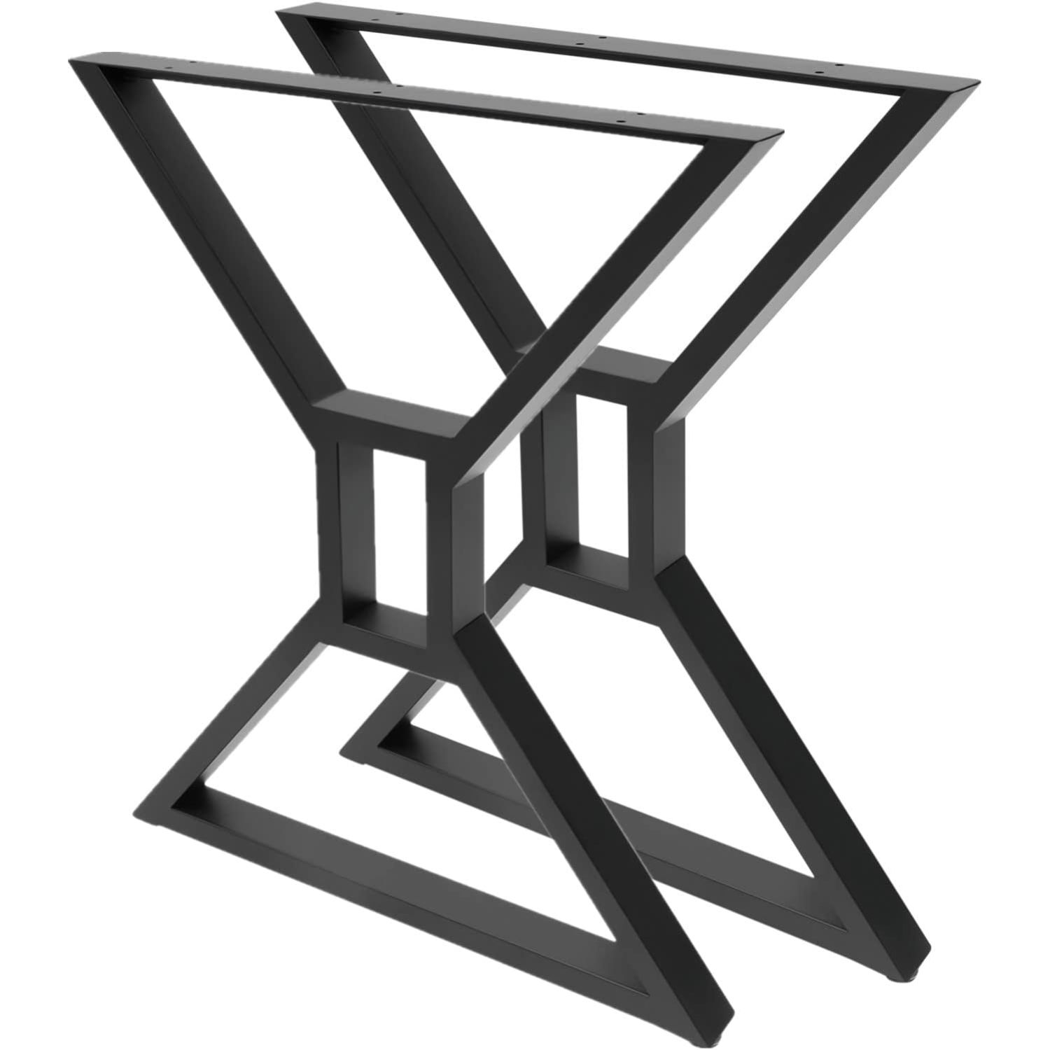ZQRPCA Metal Table Legs Heavy Duty Desk Legs, 28 Inch Set of 2 DIY Industrial Furniture Dining