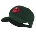 thumbnail image 2 of Martial Arts Logo Yin and Yang Embroidered Cap - Green OSFM, 2 of 5