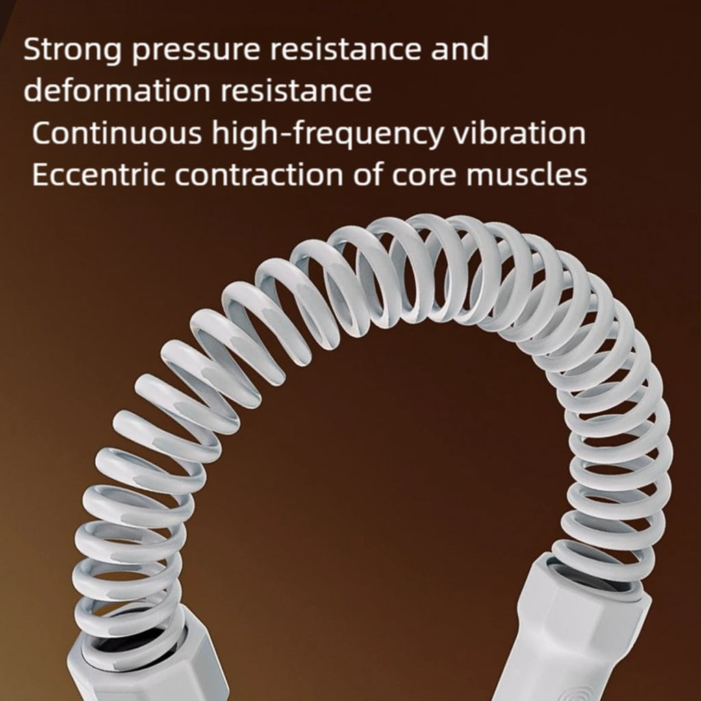 Spring Steel Exercise Resistance Band Slip Handle for and Outdoor Training