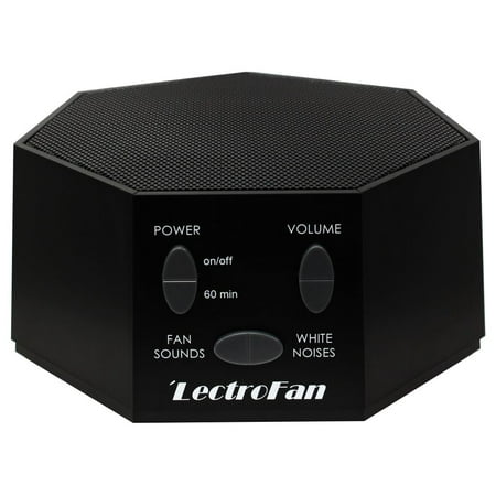 LectroFan White Noise & Fan Sound Machine  Black