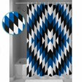 thumbnail image 2 of Shower Curtain Classic Aztec Texture Pattern Waterproof Shower Curtain Set with Hooks for Bathroom Showers,Stalls and Bathtubs,54x78InAbstract Geometric, 2 of 9