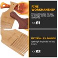 thumbnail image 3 of 3PCS Hair Combs Large Wide Tooth Comb Hair Detangling Comb Molding Comb Oil Head Comb, 3 of 6