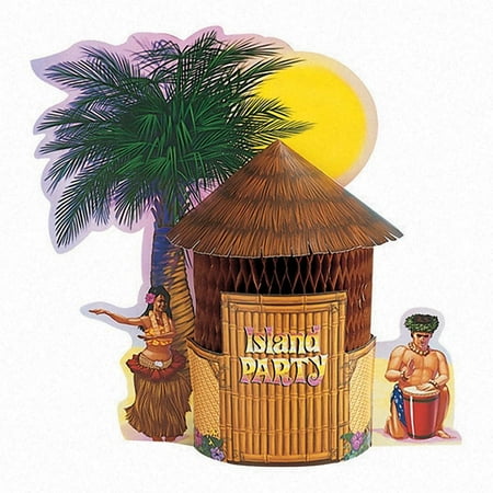 - Creative Converting Tiki Hut Centerpiece
