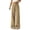 Khaki, variant on Women's High Waist Wide Leg Dress Pants Tailored Flat Front Straight Leg Casual Trousers,S