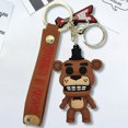 thumbnail image 4 of Freddy s Figuras Llavero FNAF Modelo Muñecas Llavero para Regalos de Niños (Marrón Claro), 4 of 6